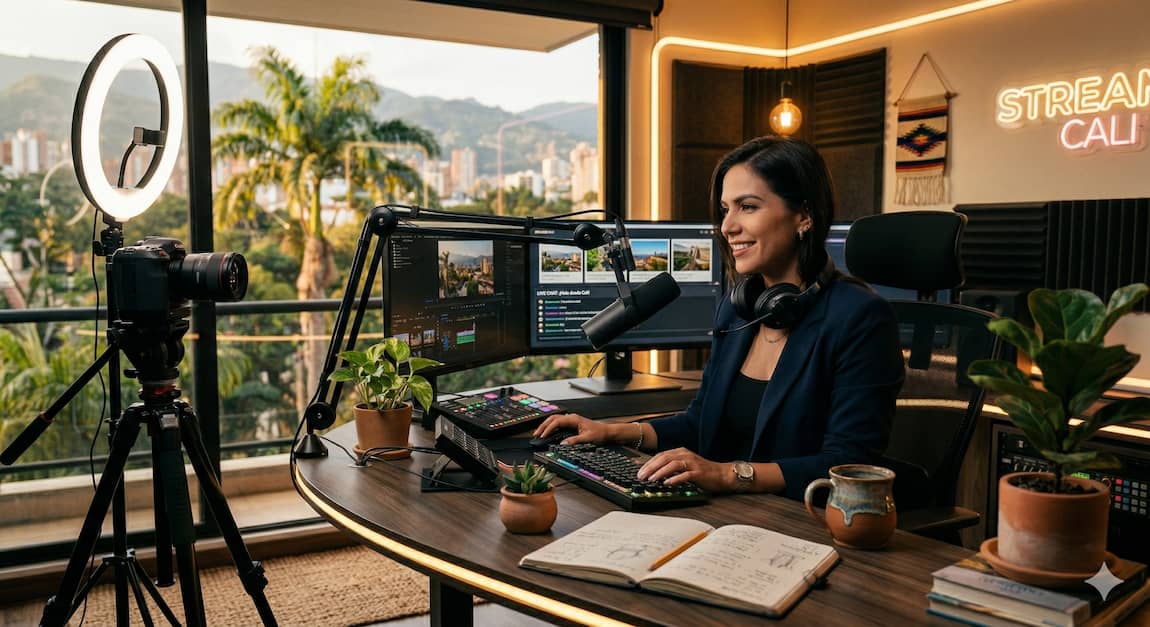 ¿Cuánto gana una modelo webcam en Cali?